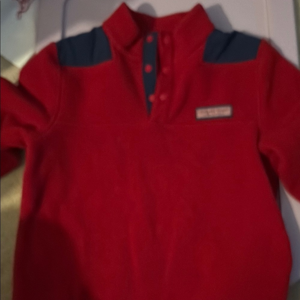Red and Blue Kids Fleece